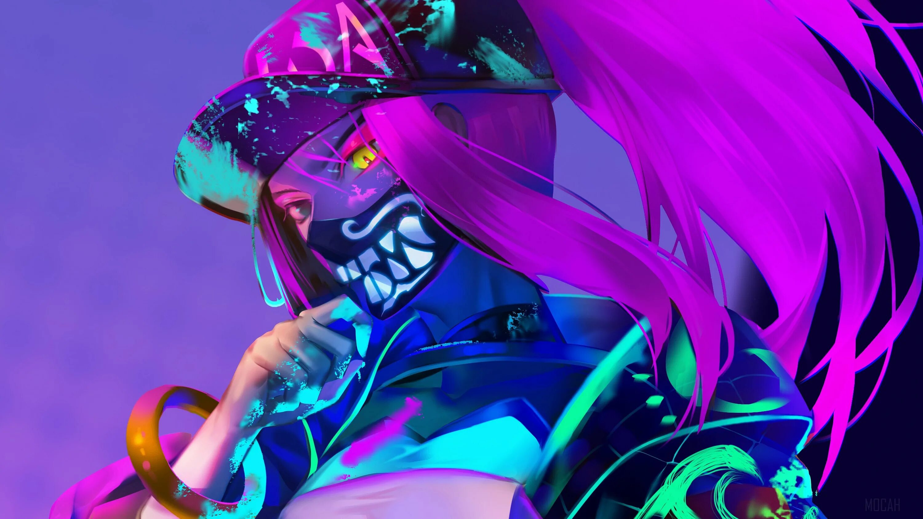 Akali k/da неон. Akali k/da неон маска. Акали КДА. Akali League of Legends неон. Неоновые арты