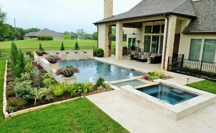 Дом с бассейном ландшафтный дизайн Please slide ⬅ to see some amazing photos of outdoor living done right. I am dro