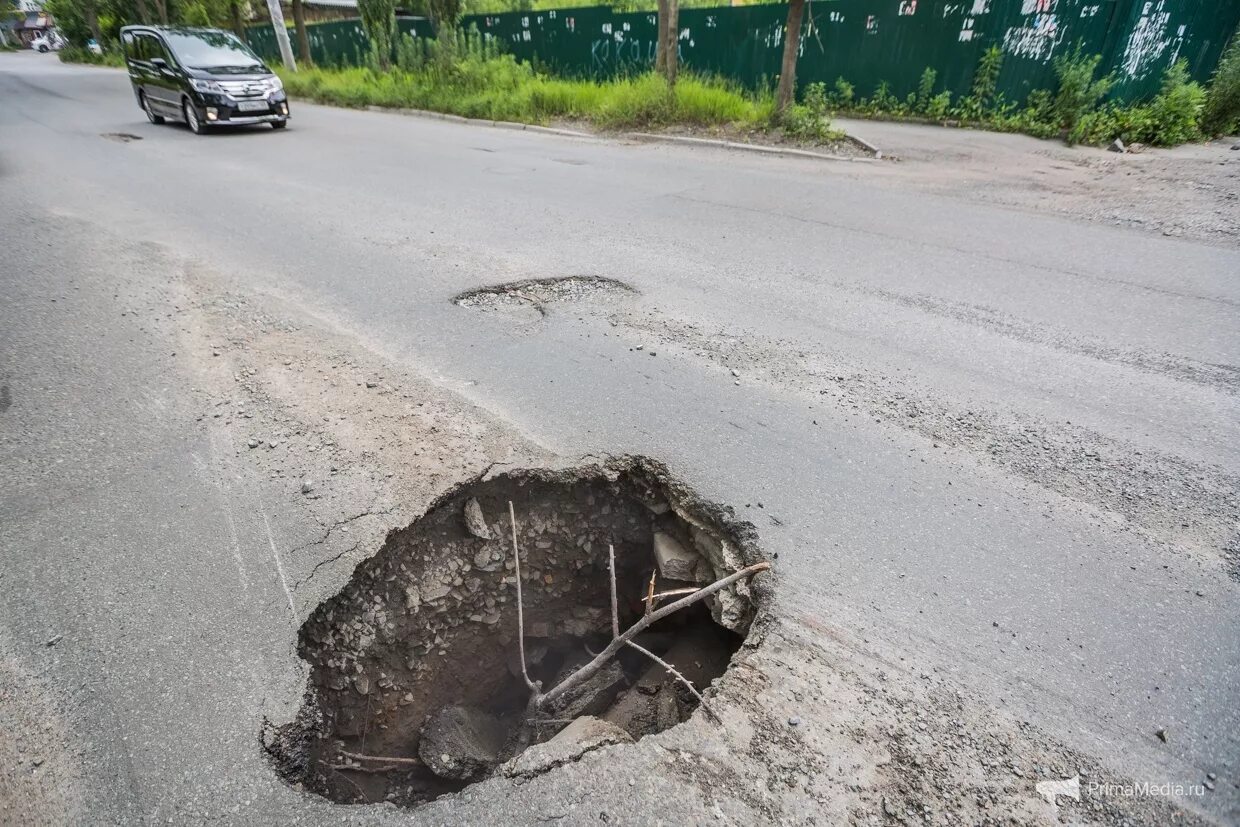 Состояние дорог в глубоком