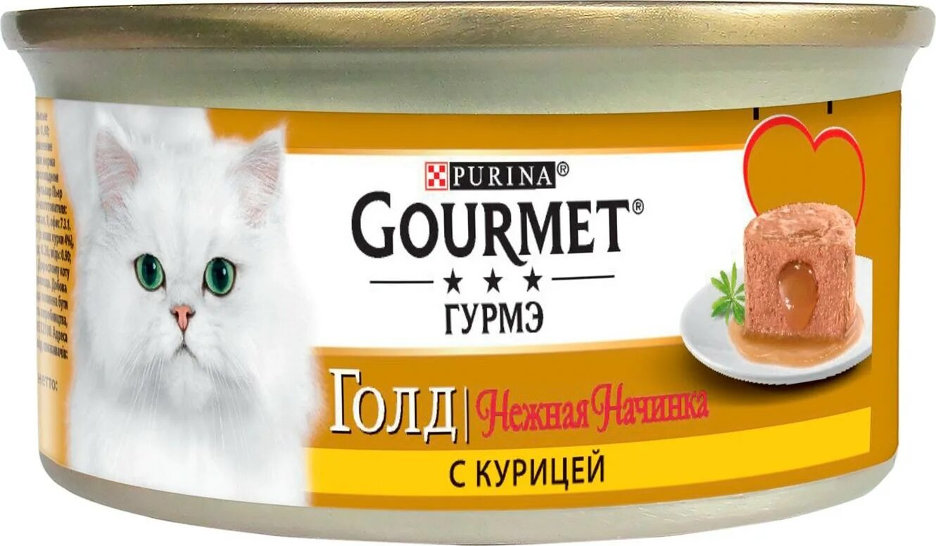 Gourmet Гурмэ Голд паштет для кошек с лососем 85 г. Корм Gourmet Gold курица 85г. Корм д/кошек Gourmet Gold 85г говядина паштет. Gourmet влажный корм Голд нежная начинка для кошек, с говядиной, 85 г.