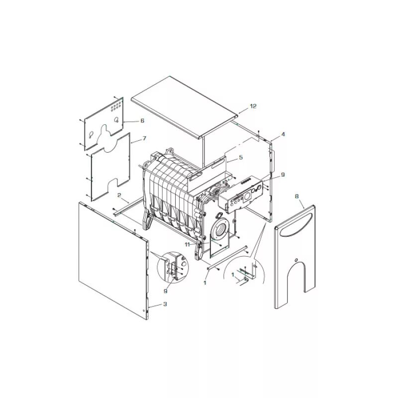Sime rmg mk ii. Напольный газовый котел sime rmg 80 mk. ii схема. котёл sime 410746. котел rondo 7. универсальный котёл &quot;sime rondo 5 of&quot;.