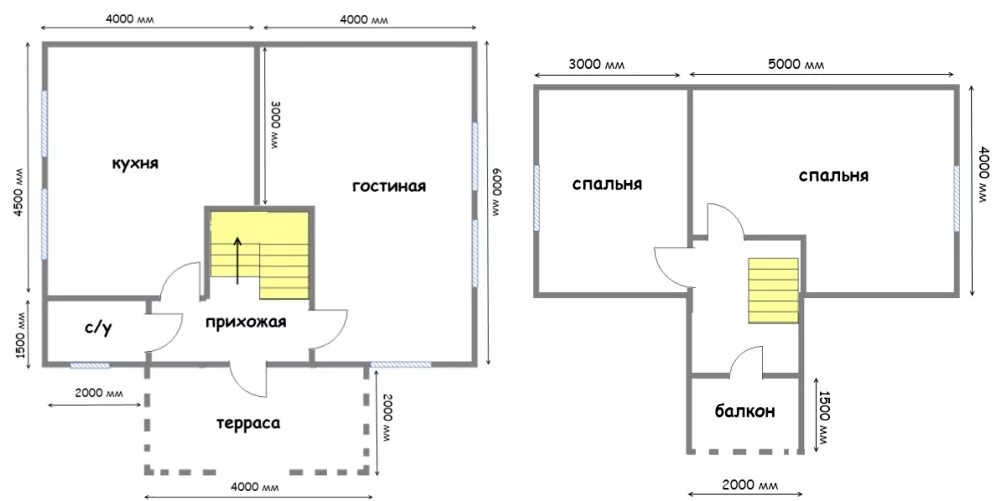 Дом 8 кв. Планировка дома 6 на 8 двухэтажный из бруса с печкой. проекты домов из пеноблоков 6х8. чертеж дома 6 на 8 двухэтажный. проект дачного дома 8х8.
