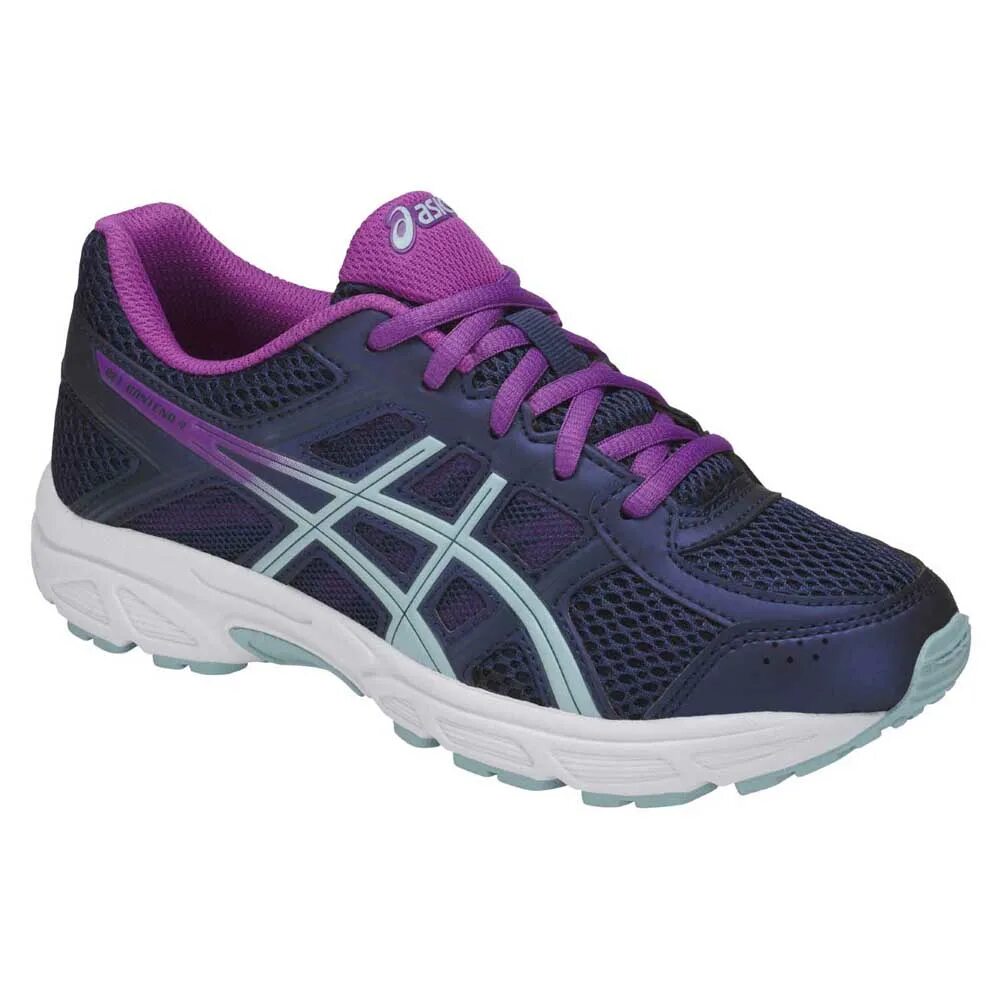 Кроссовки gel. Асикс Gel contend. ASICS Gel Purple. ASICS кроссовки c700y. Асикс кроссовки высокие фиолетовые.