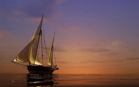My sail and my sea