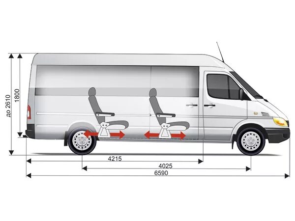 Mercedes Sprinter Classic 411 CDI (длинная база) размер. Высота Мерседес Спринтер Классик 311 CDI. Мерседес Спринтер удлиненный габариты. Mercedes Sprinter Maxi габариты.