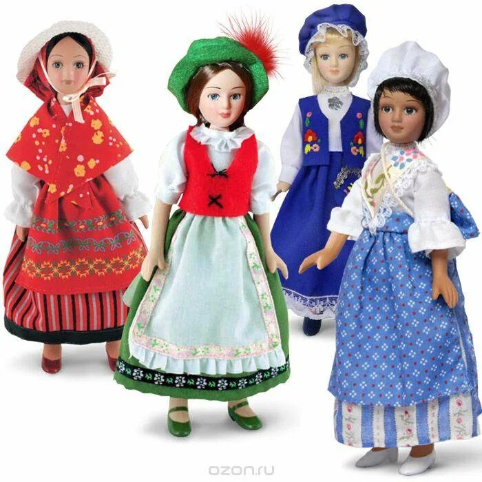 Купить кукол в национальных костюмах. Кукла в национальном наряде.