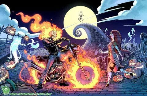 Ghost rider x morrigan