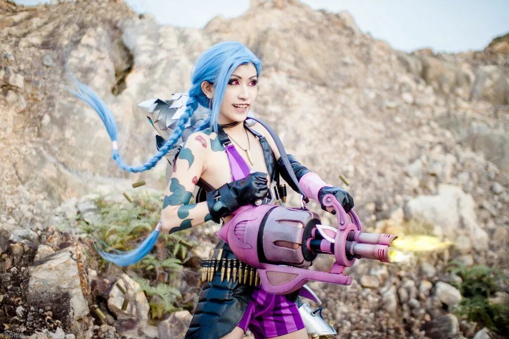 Лига легенд Джинкс косплей. Jinx League of Legends косплей. Jinx cosplay