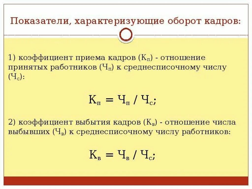 Время оборота характеризует. Коэффициент приема кадров формула. Коэффициенты по приему выбытию и текучести кадров. Коэффициент приема кадров рассчитывается по формуле. Как рассчитать коэффициент приема кадров.