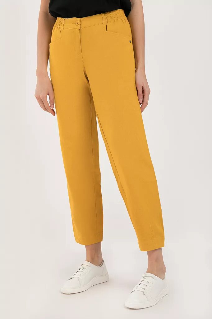 Финн флаер брюки женские s20-11081. Брюки фин флаер женские. Finn Flare брюки укороченные желтые. Жёлтые брюки женские.