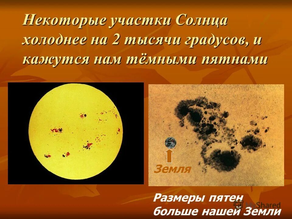 Размеры крупных пятен на солнце сравнимы. Солнечные пятна презентация. пятна на солнце. диаметр солнечных пятен. физическая природа солнечных пятен.