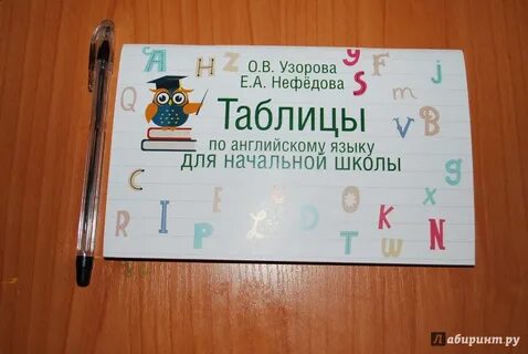 Узорова нефедова таблицы