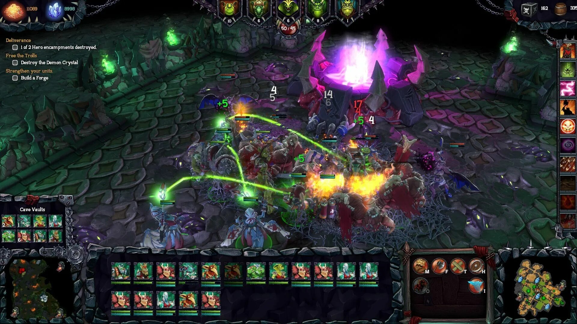 Dungeons 2. Dungeons 2 юниты. Screenshot Dungeons 2. Dungeons 2 демоны.