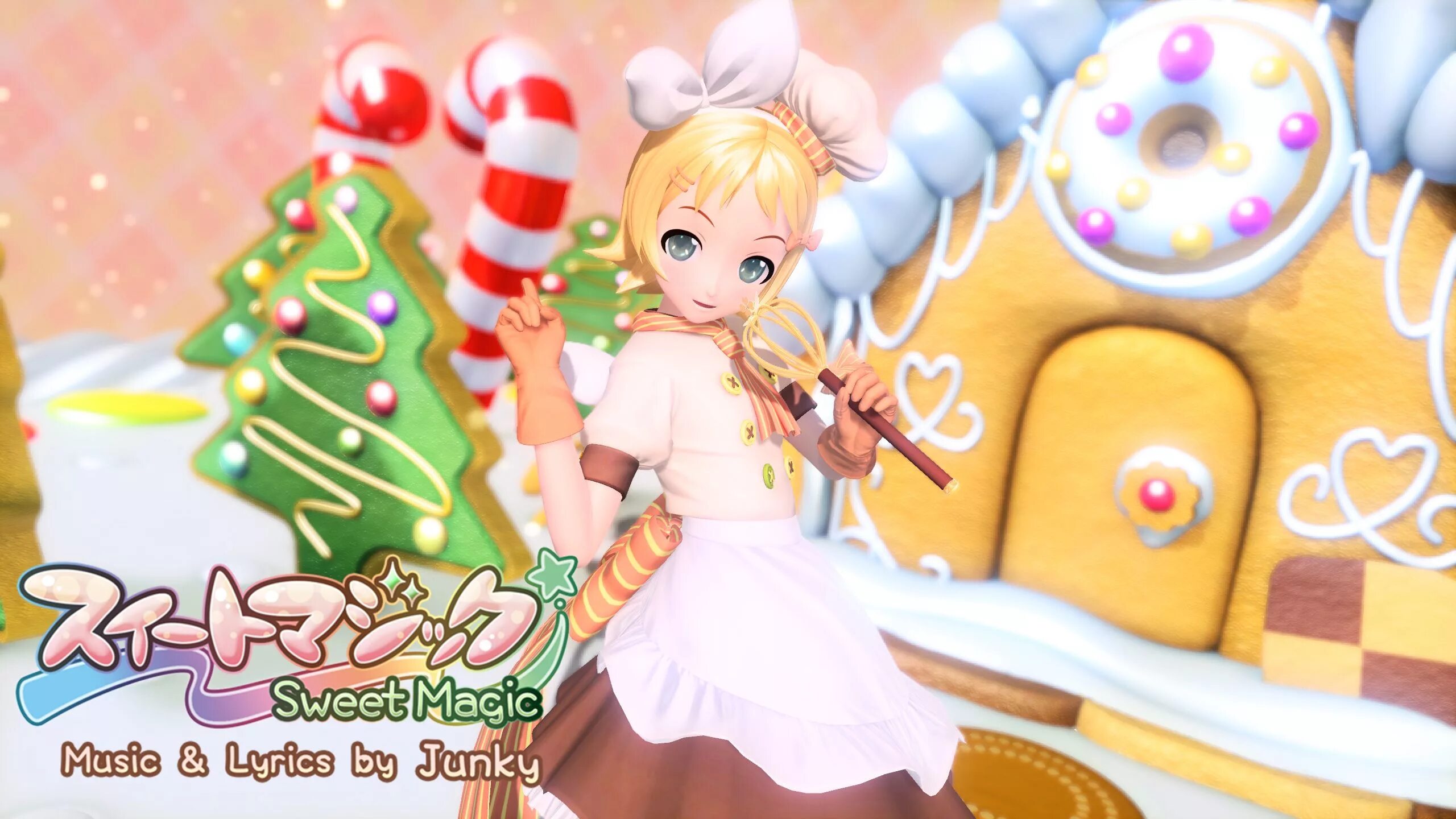 Sweet magic. Kagamine Rin Sweet Magic. Sweet Magic Vocaloid. Rin Kagamine Project Diva. Junky Sweet Magic.