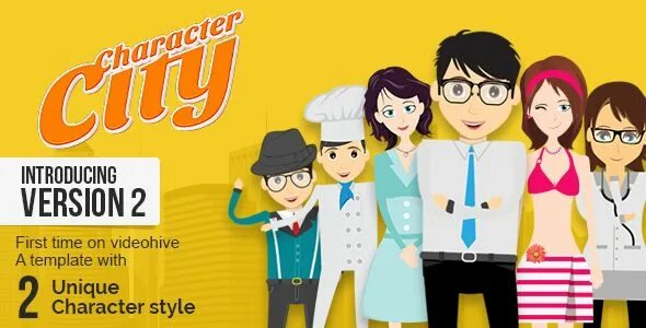 Characters Videohive. Character after Effects Project. Videohive Explainer Video Toolkit 3.