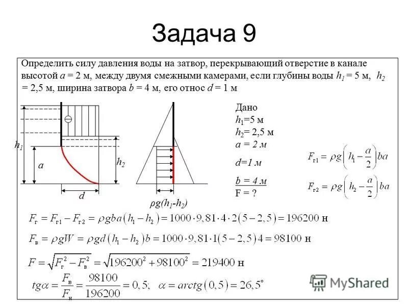 Определите давление воды на стенки котла