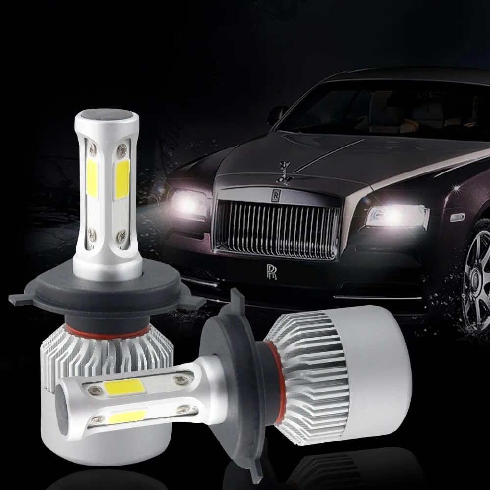 Лучшие светодиодные лампы для автомобиля. Led Headlight 7500lm h7 Zenith. Светодиодные лампы s1 h4. Led Headlight h3 8000lm. Лед лампы Headlight h4.