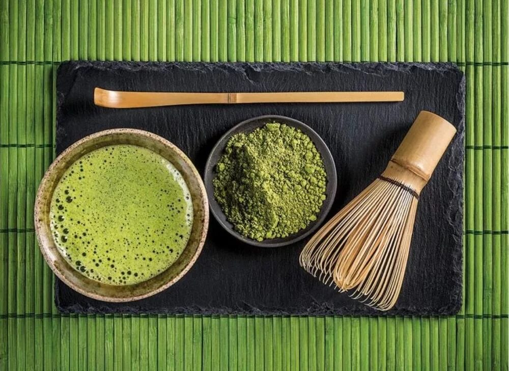 Купить японский чай. Matcha Green Tea. Японский чай матча (маття). Зеленый чай маття. Маття листья.