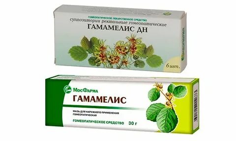 Гамамелис суппозитории