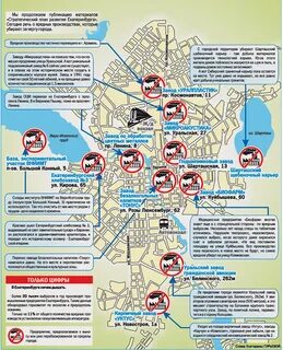 Промышленная карта екатеринбурга