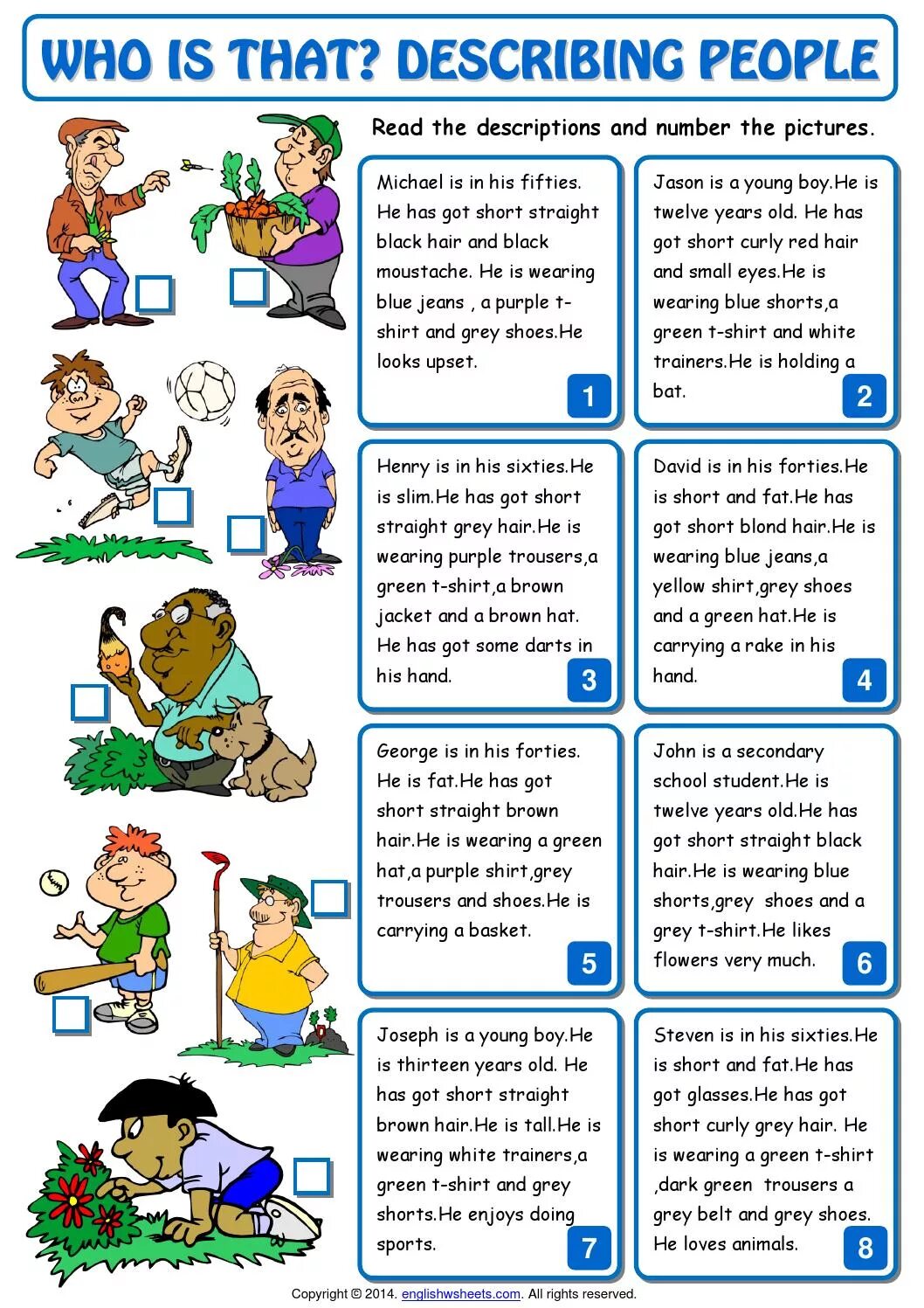 Esl tasks