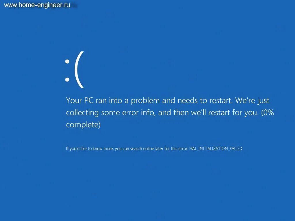 Экран ошибки windows 10. Экран смерти Windows 10. Синий экран смерти Windows 10. Синий экран с грустным смайликом. Голубой экран с грустным смайликом