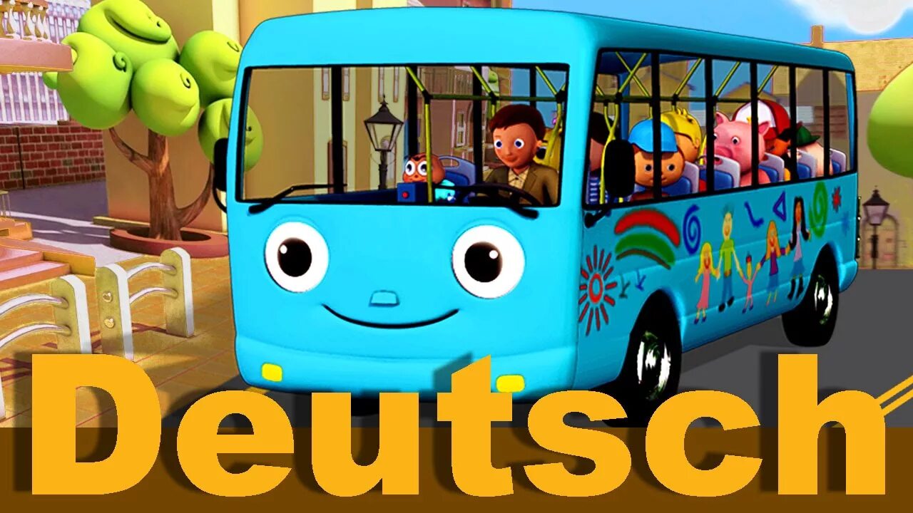 Little Baby Bum автобус. Школьный автобус мультяшный. Die bus