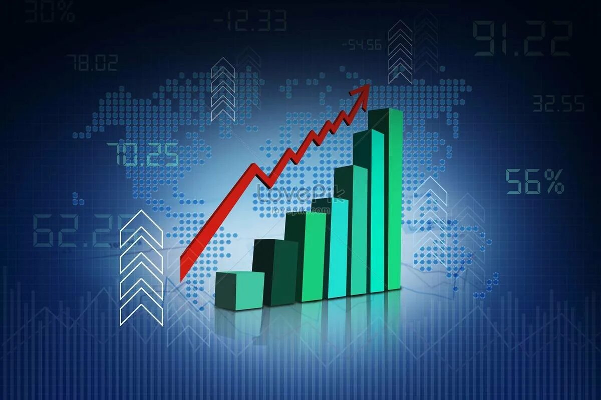 Рост данных. Взрывной рост продаж. рост данных картинка. вектор без фона финансовый рынок.