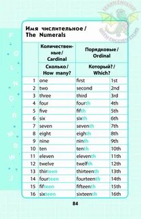 Английский язык 1 год 5 урок