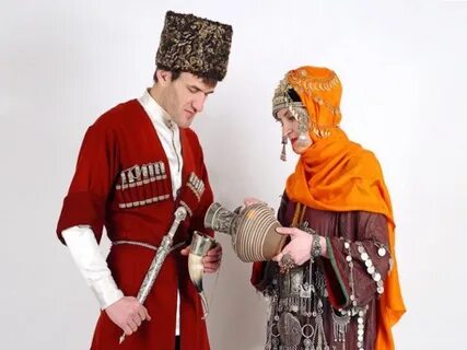 Дагестанские национальные костюмы женские