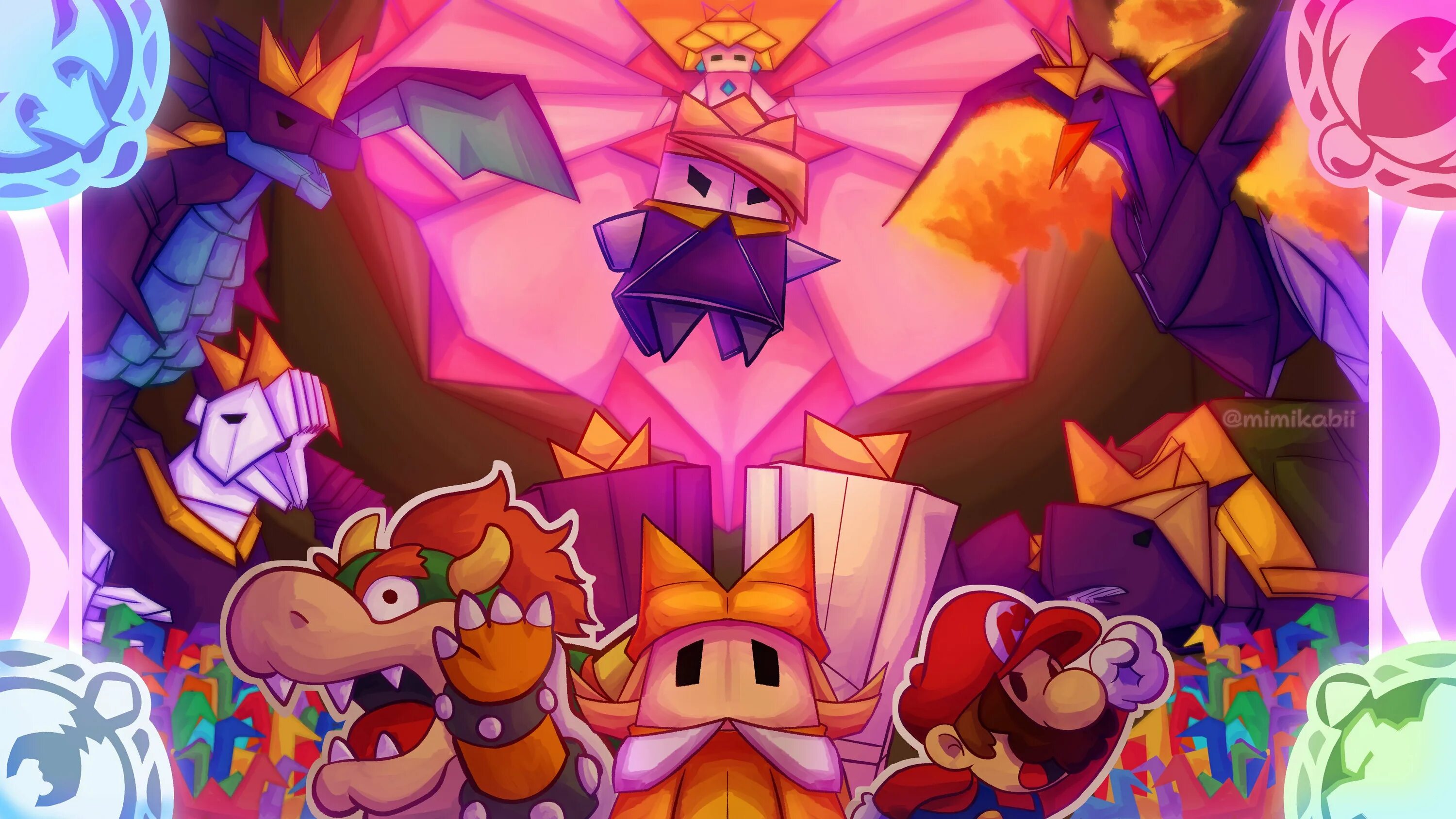 Paper mario origami. Paper Mario Origami King Block ?. Paper Mario Origami King. Paper Mario Origami King фон. Paper Mario Switch.