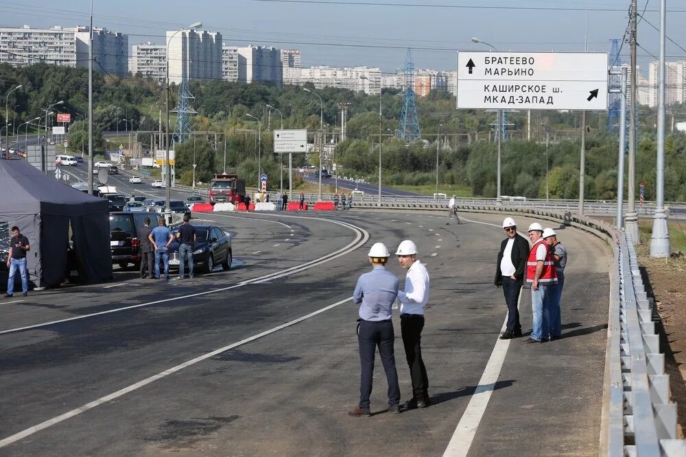 Новая эстакада в Марьино. Новая развязка в Марьино. Бесединское шоссе перекрыли. Новый путепровод в районе Сколково. Открытие эстакады