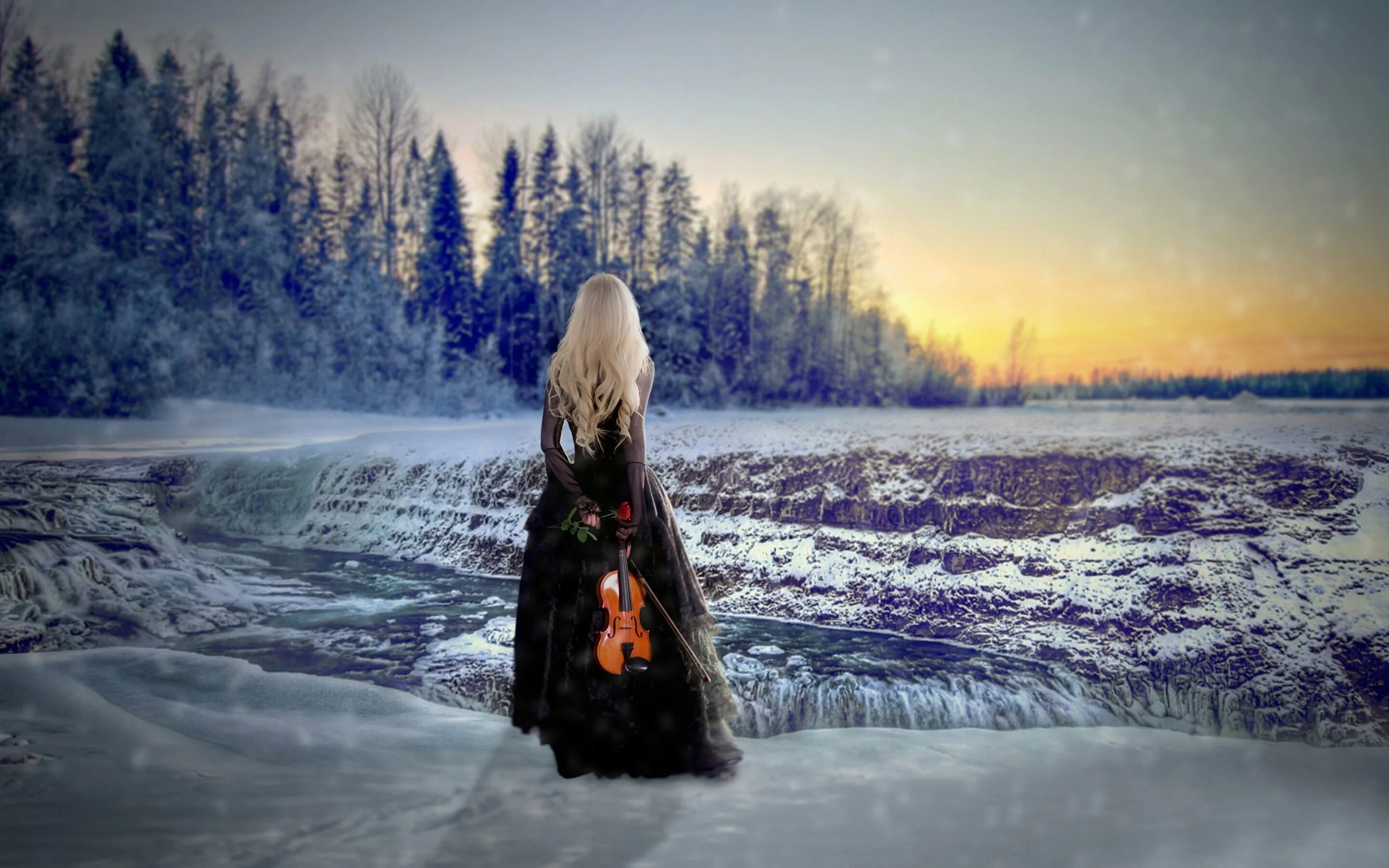 Девушка в зимнем лесу. Зима девушка со спины. Девушка на зимнем пейзаже. Девушка зимой со спины.