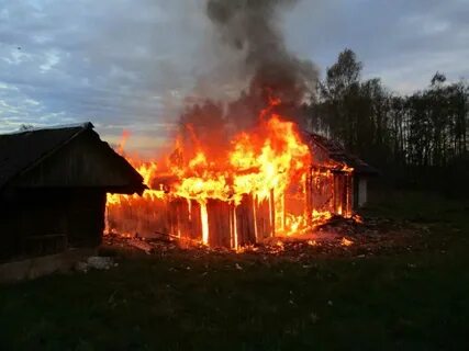 Поджог сарая