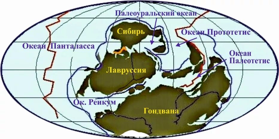 Положение материков и океанов. Положение материков и океанов