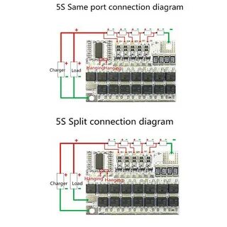 Bms 5s 100a схема