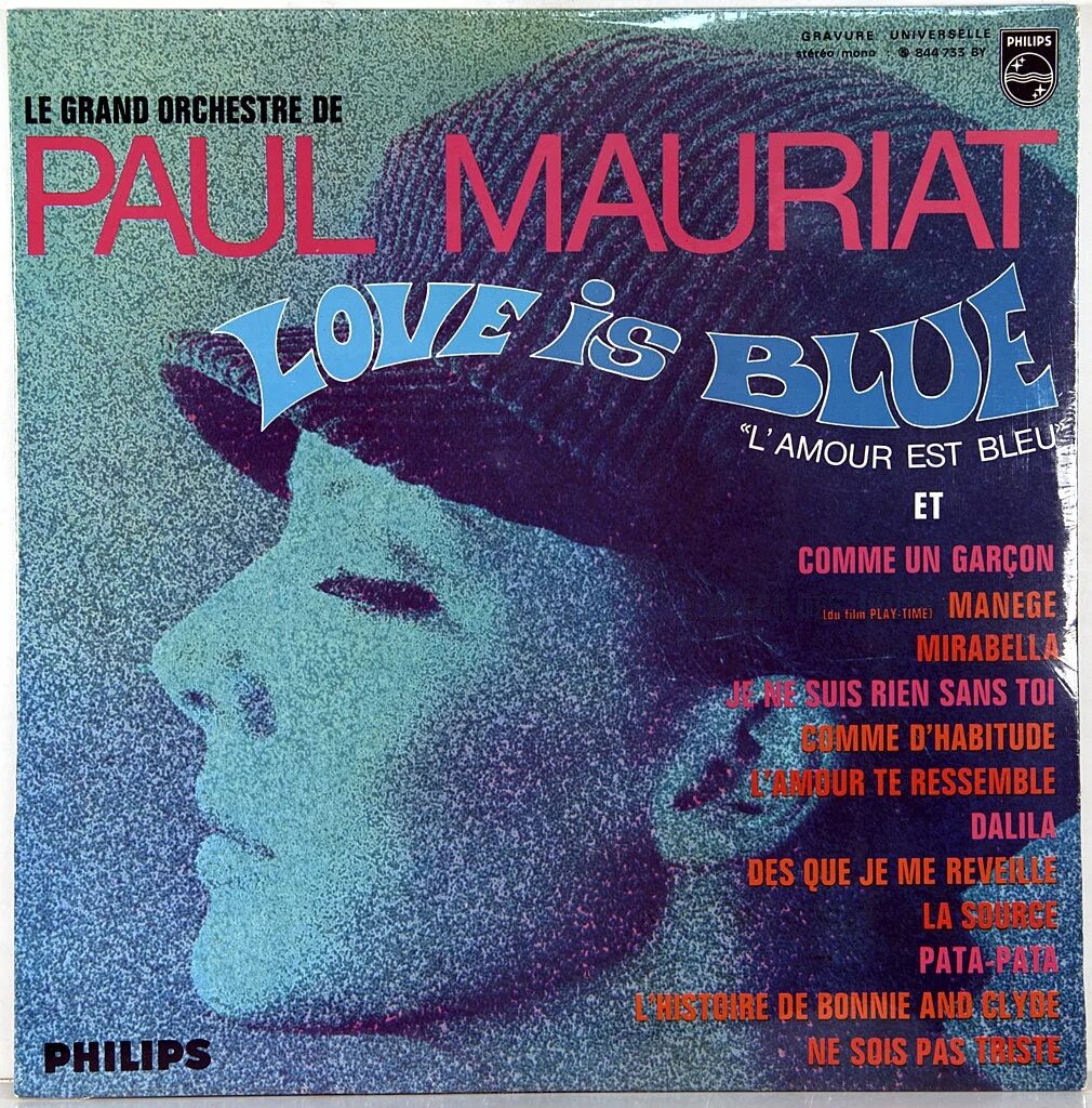 Paul Mauriat. Love est bleu. Альбом "l'amour est bleu" (1967)..