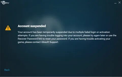 Your account is suspended
