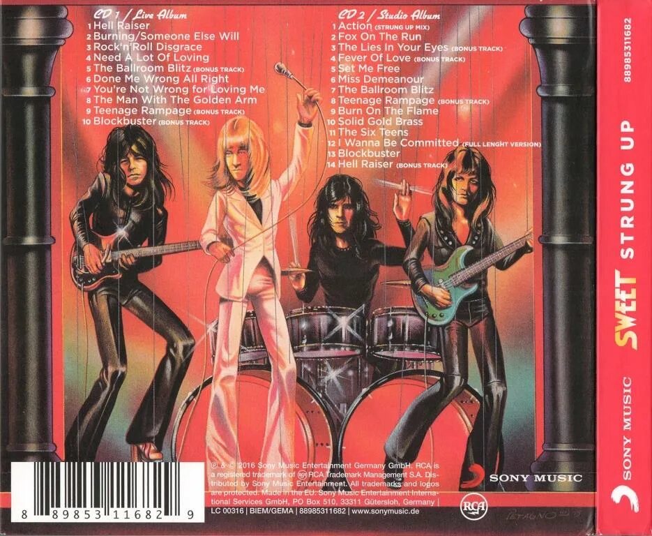 So strung extended version. Группа sweet 1975. sweet strung up 1975. рок группа sweet - strung up. sweet live at the rainbow 1973.