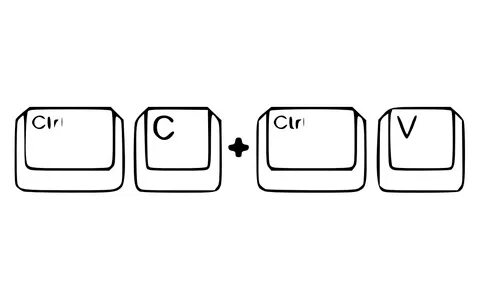 Клавиша ctrl v