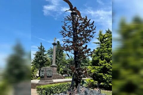 Открытие памятника журавли в туапсе
