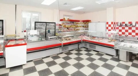 Ремонт в магазине продуктов
