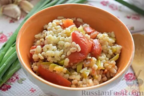 Рецепт перловой каши с овощами