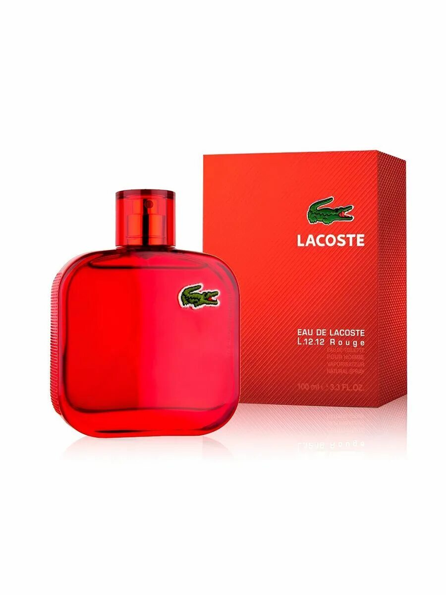 Лакост красный мужской. Lacoste l.12.12 100ml. Lacoste rouge 12.12. Lacoste l.12.12 rouge. Lacoste Eau de Lacoste l.12.12 rouge EDT, 100 ml.