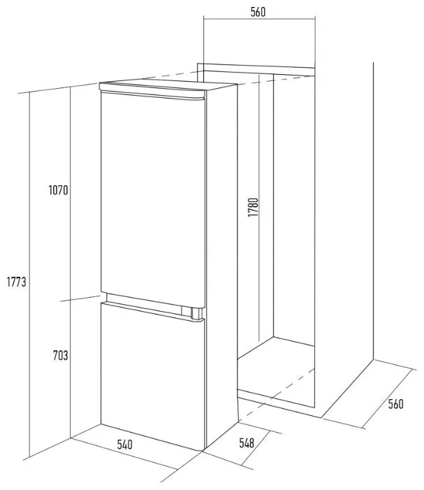 Высота встраиваемого холодильника. Куперсберг 17761 холодильник. Kuppersberg NRB 17761. NRB 17761 схема встраивания. Встраиваемый холодильник Kuppersberg srb1770 схема встраивания.