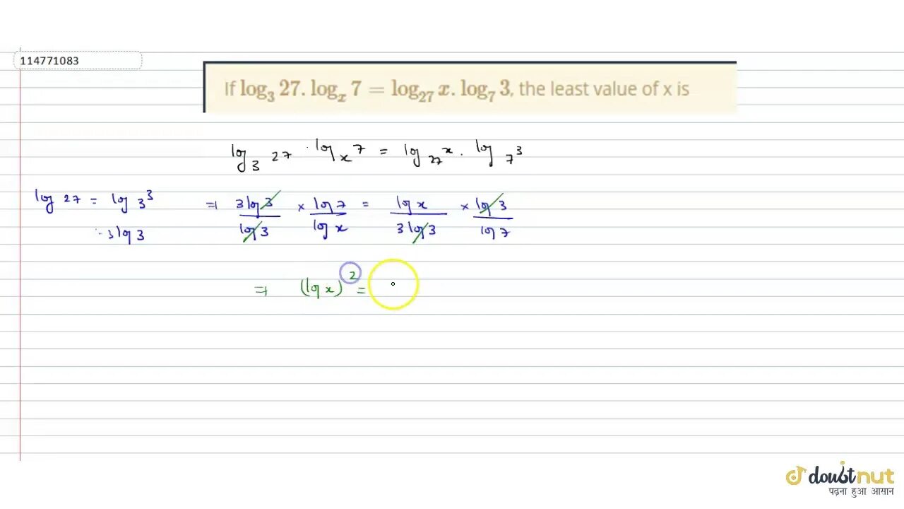 Log 4x 7 2. Лог 3 27. Лог 27 x=3. Log₃(7) × log₇(27) = 3. Log27⋅log74..