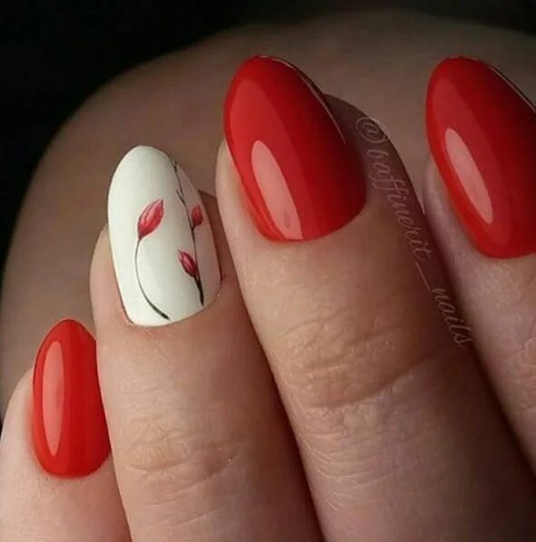 Pin on Coral manicure