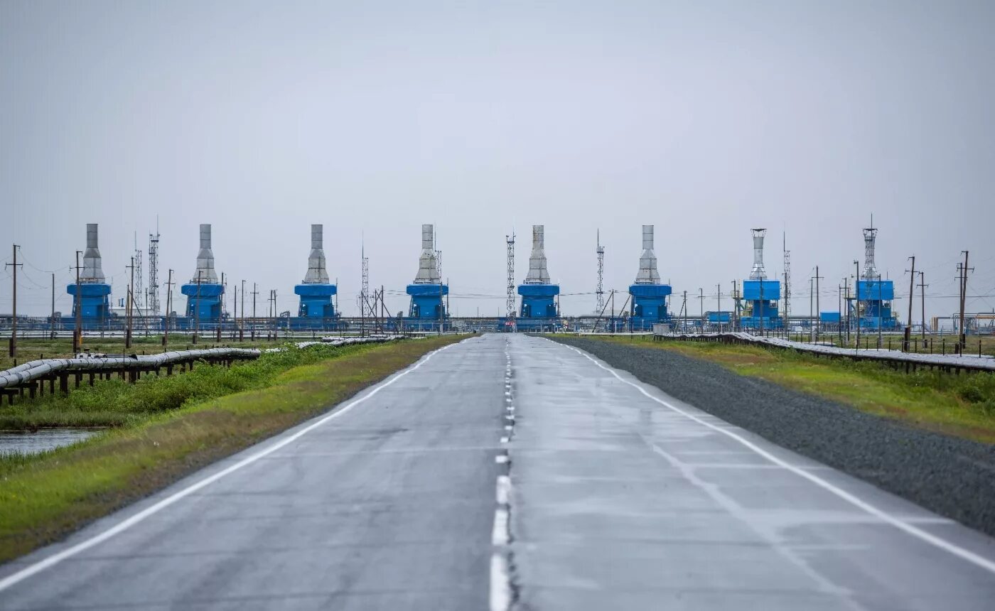 Поселок добычи. УКПГ В Ямбурге. Ямбург месторождение газа.