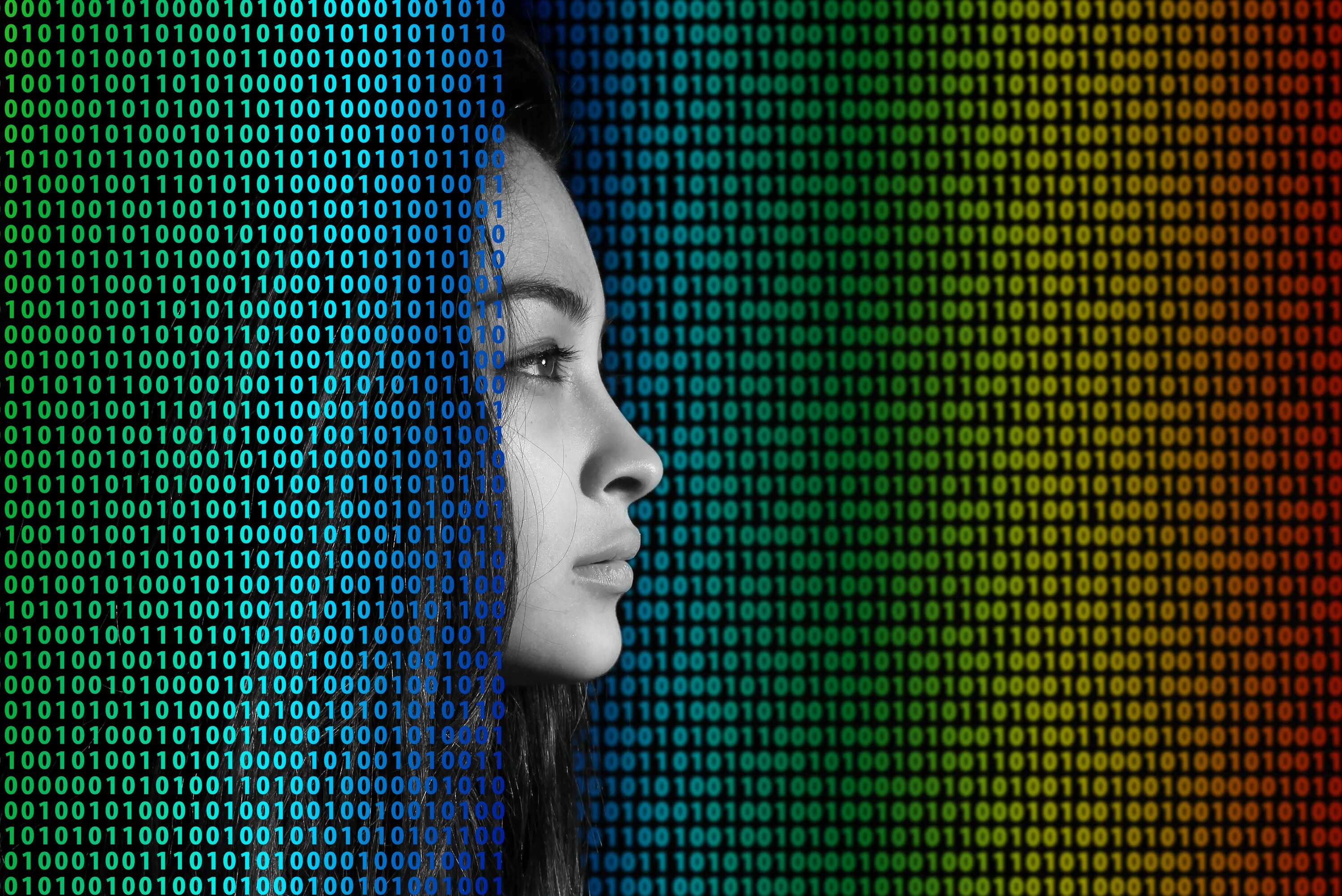 Coding girl