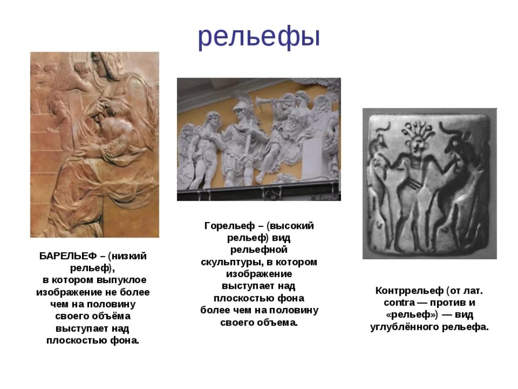 Невысокий рельеф